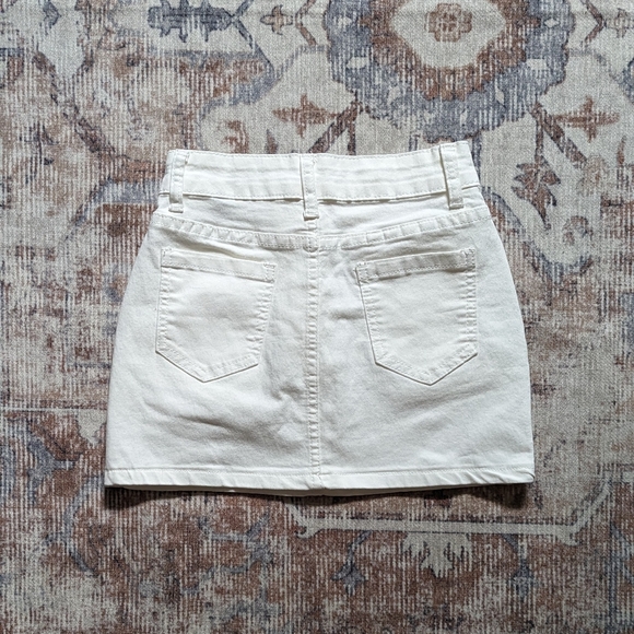 PETITE High Waist Bodycon Denim Skirt - Picture 4 of 6